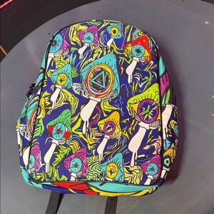 Colorful Abstract Pattern Backpack 🍄‍🟫